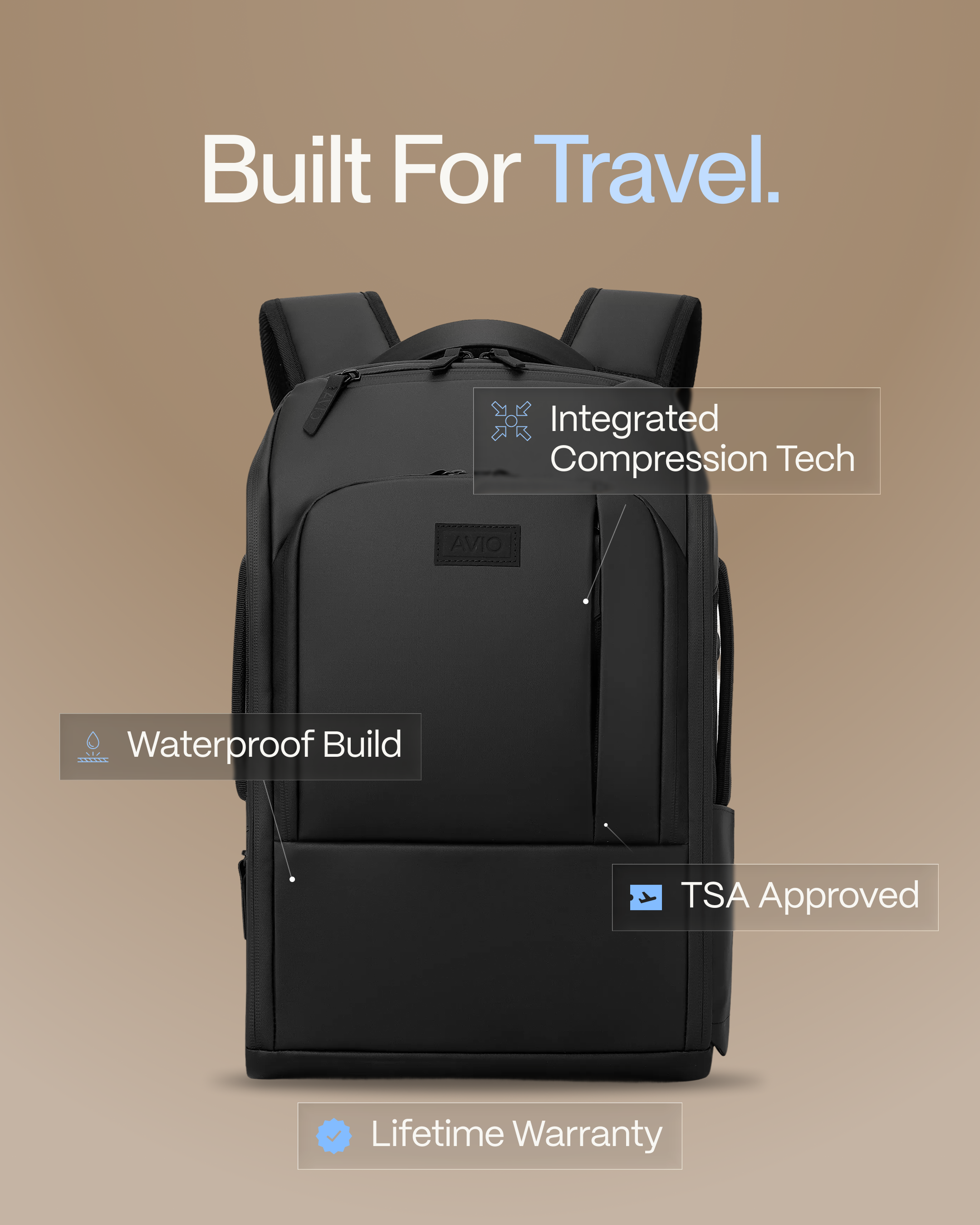 AVIO APEX TRAVEL BACKPACK